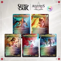 SECRET LAIR x ASSASSIN'S CREED: LETHAL LEGENDS - MTG - RAINBOW FOIL - Image 1