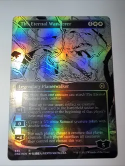The Eternal Wanderer (Borderless) Phyrexia: All Will Be One Foil - Image 1