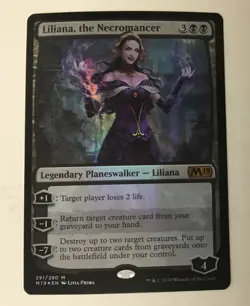 Liliana, the Necromancer Core Set 2019 Foil - Image 1