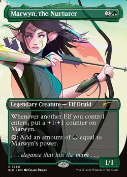 1x Marwyn, the Nurturer - Foil NM-Mint, English Secret Lair MTG Magic - Image 1