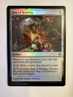 MTG Bag of Holding 299/361 Commander Legends Battle for Baldur's Gate NM FOIL - Image 1