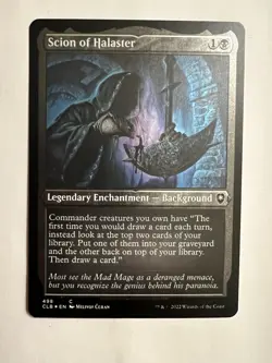 Scion of Halaster #498 Commander Legends Battle for Baldur's Gate NM ETCHED FOIL - Image 1