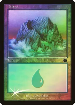 Mercadian Masques MTG FOIL Island (#337) Magic - Image 1