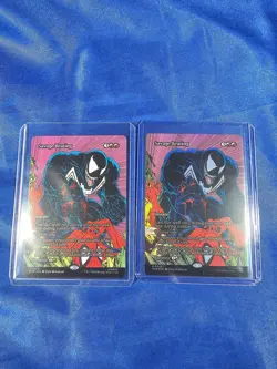 Savage Beating FOIL Comic Poster NM Marvel Spiderman MTG MAGIC THE GATHERING - Image 1