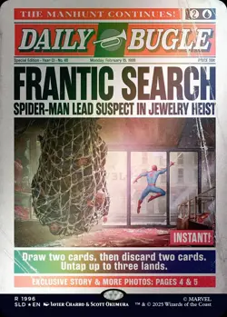 MTG Secret Lair x Marvel's Spider-Man: Daily Bugle Breaking News [Foil Version] - Image 3