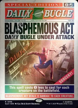 MTG Secret Lair x Marvel's Spider-Man: Daily Bugle Breaking News [Foil Version] - Image 4