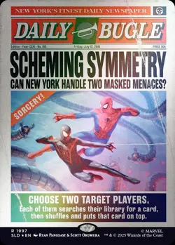 MTG Secret Lair x Marvel's Spider-Man: Daily Bugle Breaking News [Foil Version] - Image 5