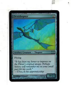 MTG SkeenAB Ornithopter FOIL from Tenth Edition. LP. - Image 1