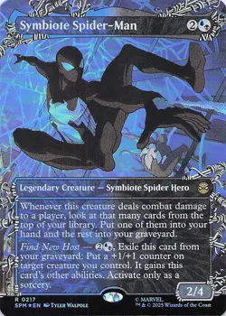 Symbiote Spider-Man (Borderless) Marvel's Spider-Man Foil - Image 1