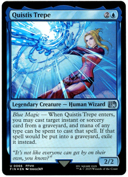 Quistis Trepe (Foil) - 0066 - Final Fantasy - MTG - NM/M - Image 1