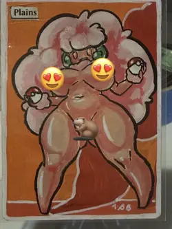 MTG Altered Art Anime Pokemon Whimsicott Hand Painted - Image 1