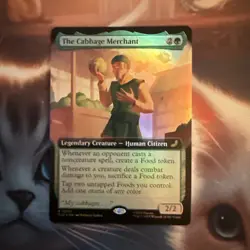 MTG -The Cabbage Merchant - Extended Art - Foil - Avatar: The Last Airbender - Image 1