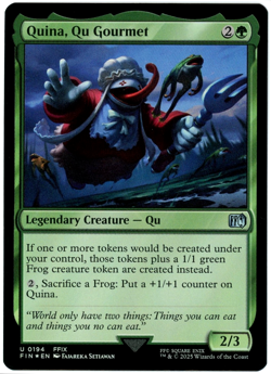 Quina, Qu Gourmet (Foil) - 0194 - Final Fantasy - MTG - NM/M - Image 1