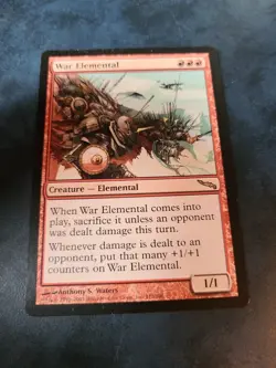 MTG War Elemental - Mirrodin - Magic the Gathering - LP - Image 1