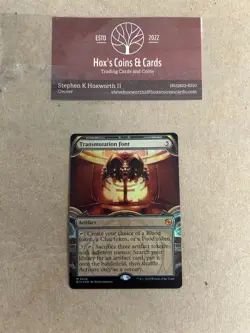 Transmutation Font (Showcase) Outlaws of Thunder Junction: the Big Score Foil NM - Image 1