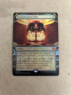 Transmutation Font (Showcase) Outlaws of Thunder Junction: the Big Score Foil NM - Image 2