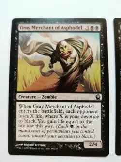 Gray Merchant of Asphodel x 2 Theros Regular LP - Image 4
