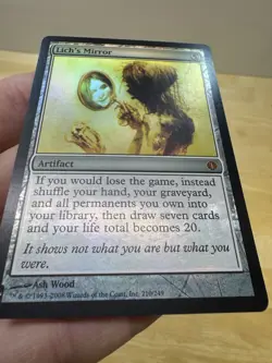 MTG Magic the Gathering Lich's Mirror (210/260) Shards of Alara NM FOIL - Image 2