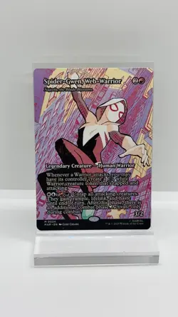 Magic The Gathering Spider-Man Spider-Gwen Web-Warrior M0024 Borderless Non-Foil - Image 1