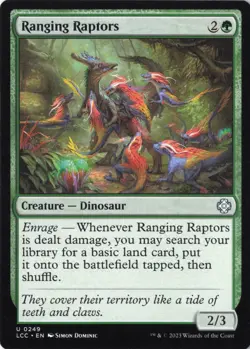Ranging Raptors U Commander: The Lost Caverns of Ixalan 249 Near Mint - Image 1
