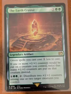 The Earth Crystal (Non-foil) MTG Final Fantasy 0184 Rare NM+ - Image 1