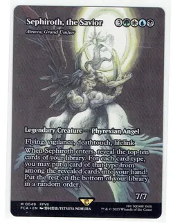 Sephiroth, the Savior, Atraxa, Grand Unifier - Non Foil Showcase - NM - Image 1