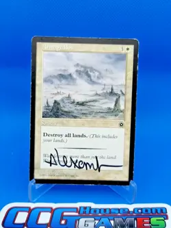 Armageddon - Portal Second Age SIGNED by Rob Alexander Magic MTG (B) *CCGHouse* - Image 1