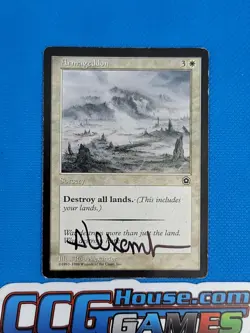 Armageddon - Portal Second Age SIGNED by Rob Alexander Magic MTG (B) *CCGHouse* - Image 2