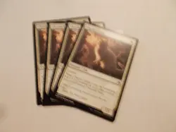 Charmed Stray x4 MTG War of the Spark White Common Creature NM - Image 1