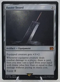 Buster Sword Final Fantasy Regular - Image 1