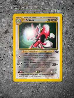 Pokemon TCG Cards Scizor 33 WOTC Black Star Promo - Image 3