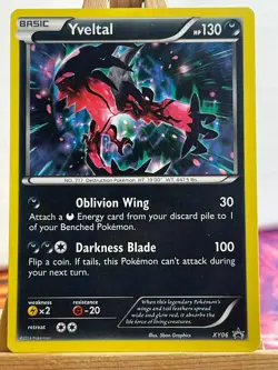 Yveltal XY06 Holo Black Star Promo Englisch Exc Pokemon - Image 1