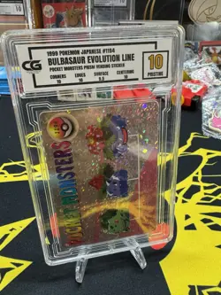 Venusaur Grass Evolution Pristine 10 Pokemon Vending Sticker - Image 1