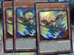 Yugioh Blackwing - Chinook the Snow Blast X3 Ultra MP23-EN154 1st NM Playset - Image 1