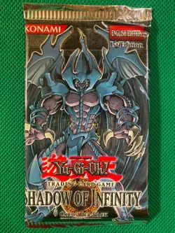 YuGiOh! Shadow of Infinity 1st Edition Booster Pack Sealed - New - English - Image 1