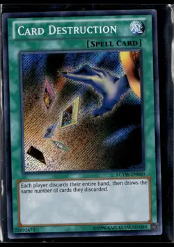 Card Destruction Secret Rare LCYW-EN060 Yu-Gi-Oh! Legendary Collection Unlimited - Image 1