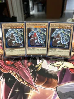 3x Blue-Eyes White Dragon LC01-EN004 Yu-Gi-Oh Limited Edition - Image 1