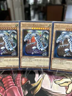 3x Blue-Eyes White Dragon LC01-EN004 Yu-Gi-Oh Limited Edition - Image 3