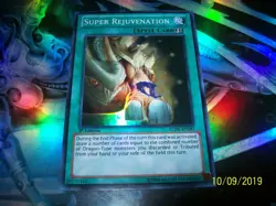 Super Rejuvenation 1st Edition Super Rare LCJW-EN287 Yu-Gi-Oh! - Image 1