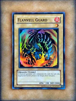 Yugioh Flamvell Guard HA01-EN009 Super Rare Unl NM - Image 1