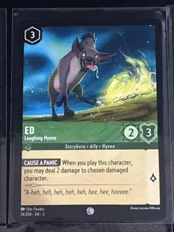 Disney Lorcana The Lion King Theme 8 Card Lot Scar/Banzai/Shenzi/Ed/Betrayal - Image 3