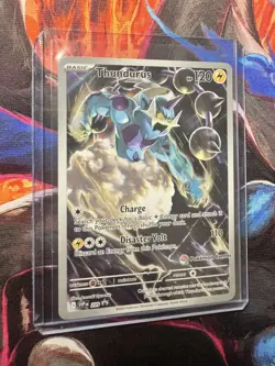 Thundurus 209 Sv: Scarlet & Violet Promo Card Pokemon Center STAMP EXCLUSIVE - Image 1