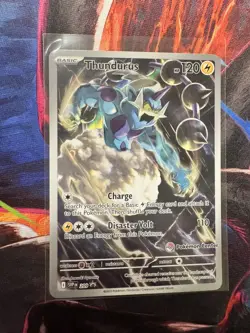 Thundurus 209 Sv: Scarlet & Violet Promo Card Pokemon Center STAMP EXCLUSIVE - Image 3