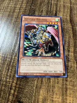 Winged Rhynos BP03-EN030 Yu-Gi-Oh! Card Light Play 1st Edition - Image 1