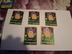 Pokemon TCG 25th Anniversary Celebrations Pikachu Lot (15) Holo Cards - Image 1