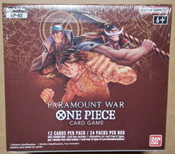 One Piece Card Game TCG OP-02 Paramount War 1st Ed. Booster Box English Sealed - Image 1