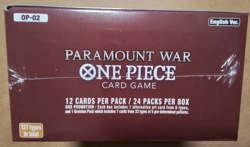 One Piece Card Game TCG OP-02 Paramount War 1st Ed. Booster Box English Sealed - Image 4