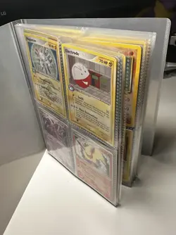 Pokemon Vintage Modern Collection Lot Binder 44 Cards Most HP/LP EX era Vintage - Image 1