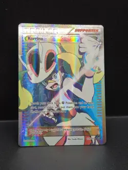 Pokemon TCG XY Furious Fists Korrina 111/111 Full Art Ultra Rare Holo Card - Image 3