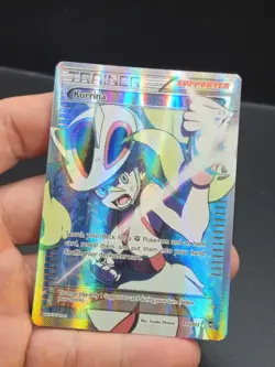 Pokemon TCG XY Furious Fists Korrina 111/111 Full Art Ultra Rare Holo Card - Image 4
